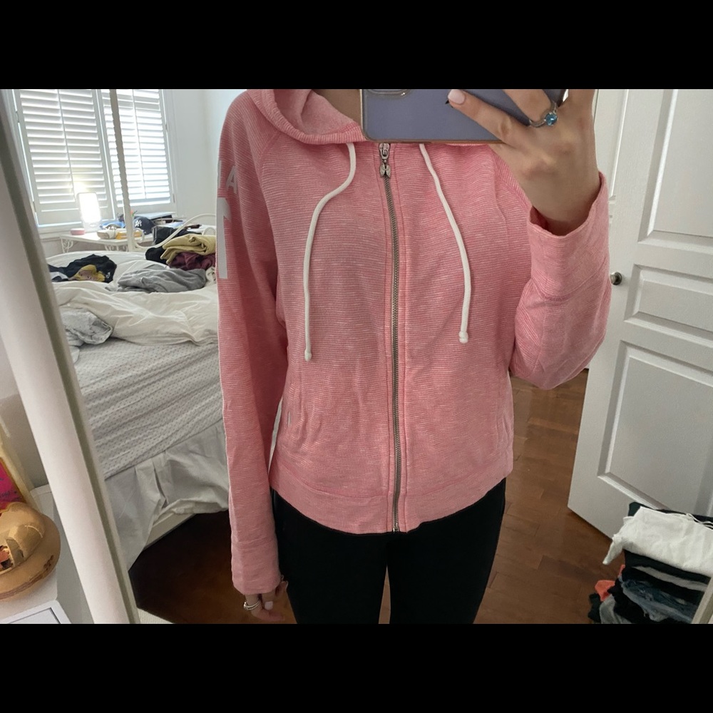 victoria secret zip up sweater